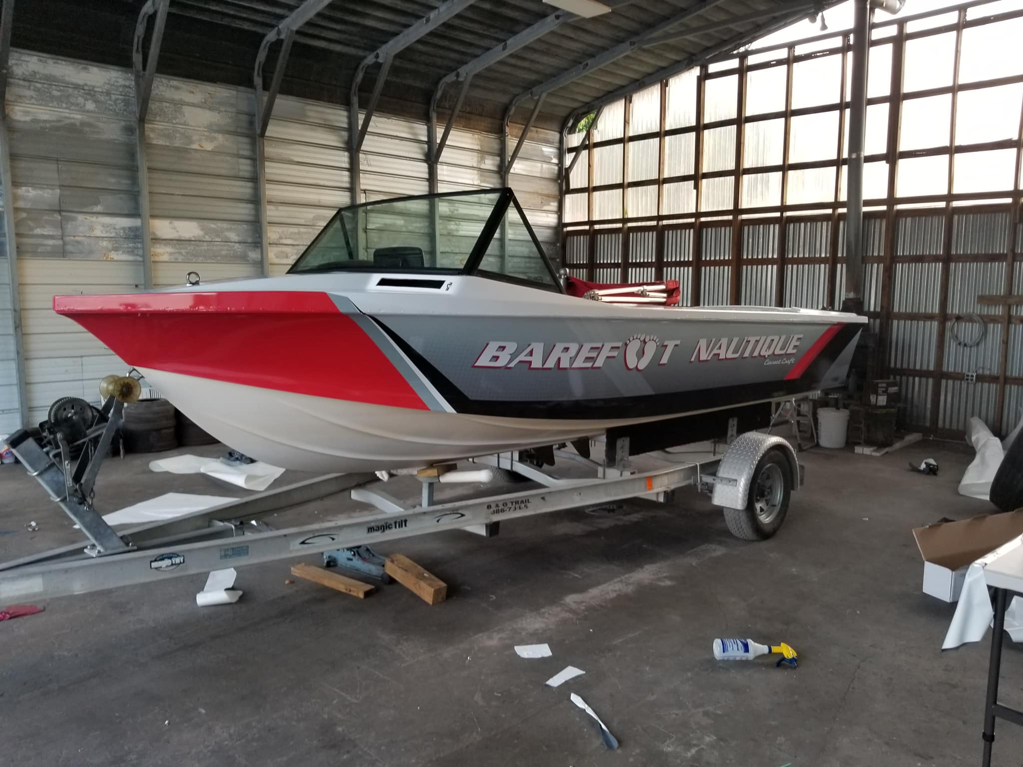 Gallery image 3 - Barefoot Nautique - Custom Boat Wrap