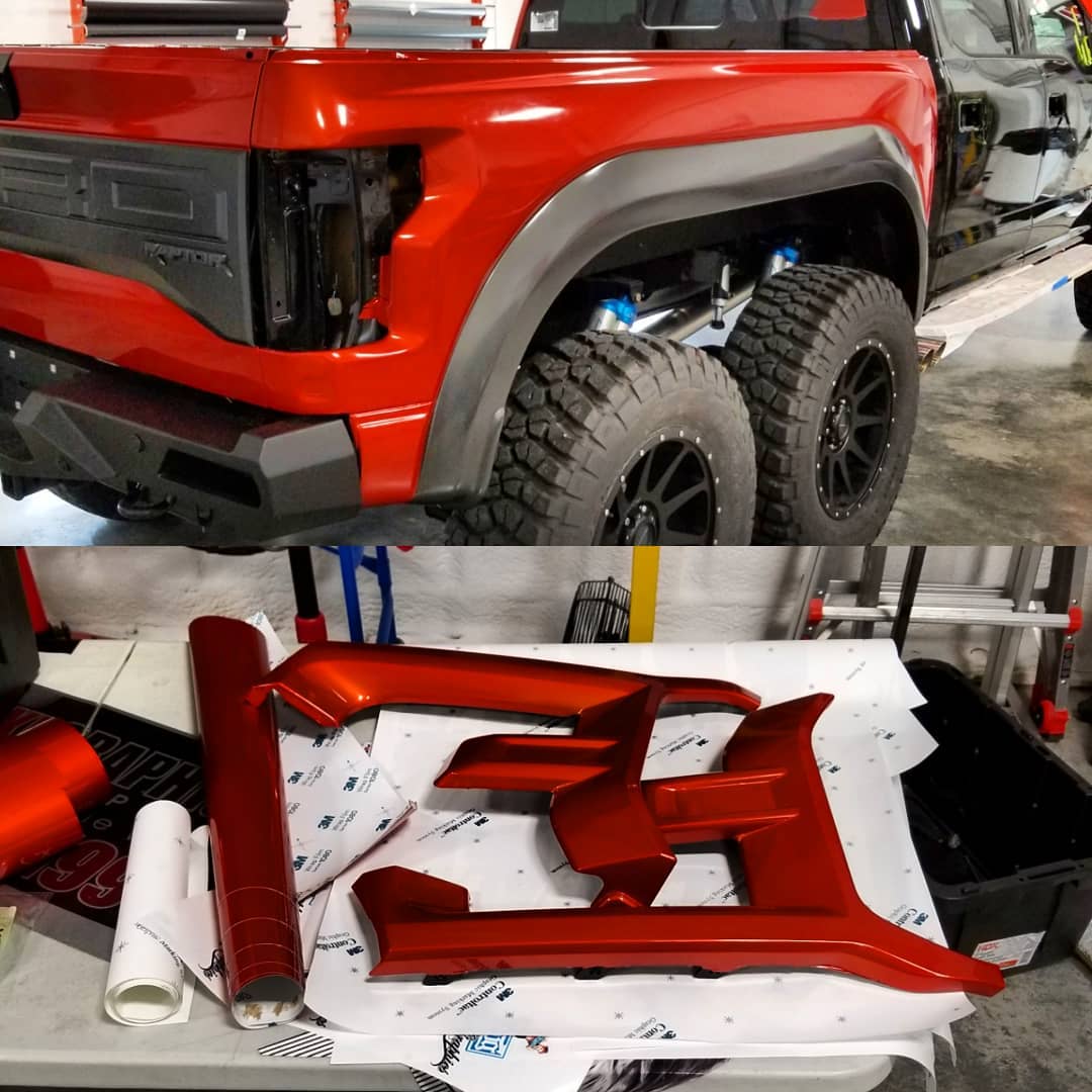Gallery image 2 - Red Orange Color Change - Ford Raptor